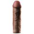 X-TENSION Mega 2 - Extension réaliste de pénis (20,3 cm) - naturel foncé