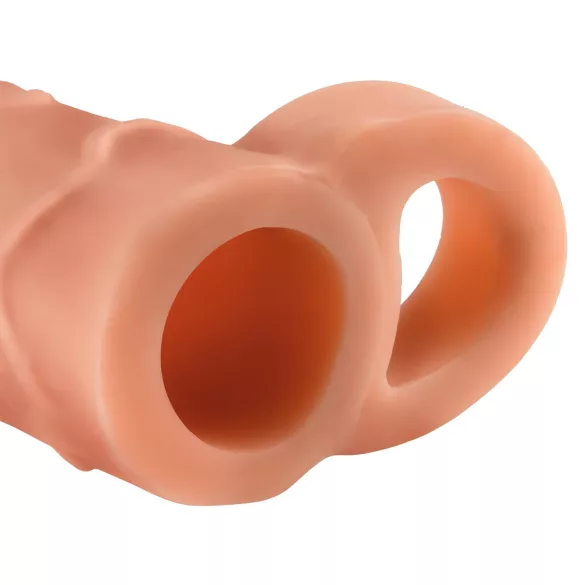 Pipedream X-TENSION Perfect 2 - gaine pénienne avec anneau (19 cm, couleur naturelle)