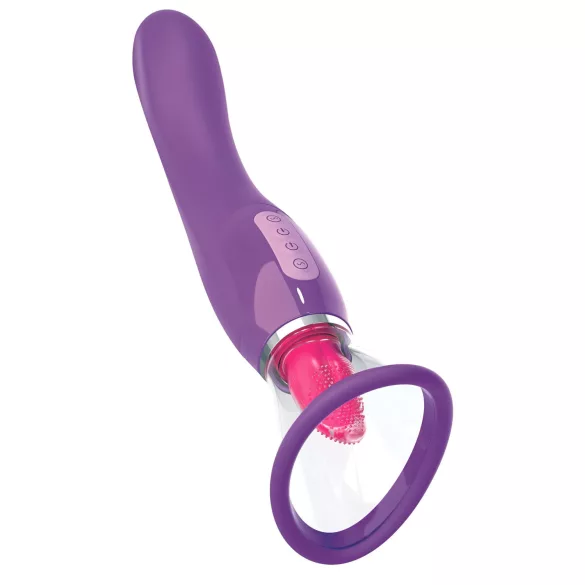 Fantasy - stimulateur clitoridien 3 en 1 rechargeable - silicone violet