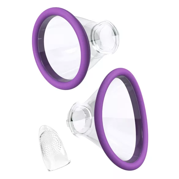 Fantasy - stimulateur clitoridien 3 en 1 rechargeable - silicone violet