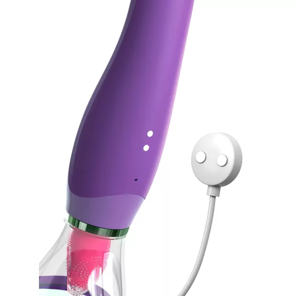 Fantasy - stimulateur clitoridien 3 en 1 rechargeable - silicone violet