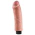 King Cock 8 - Vibrateur flexible et réaliste (25cm)