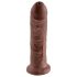 King Cock 8 dildo (20cm) - marron