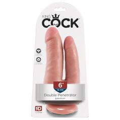 King Cock Double Penetrator - double plaisir réaliste (naturel)   King Cock Double Penetrator - double plaisir réaliste (naturel)