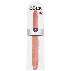 King Cock 16 Tapered - Double Dildo Réaliste (41 cm) - Naturel   King Cock 16 Tapered - Double Dildo Réaliste (41 cm) - Naturel