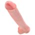 King Cock 15 - Dildo ventouse avec testicules (38 cm) - naturel