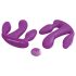 3Some Total Extase - Vibromasseur Triple Sans Fil (Violet)