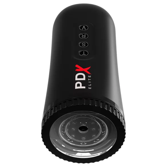 PDX Moto Blower - masturbateur aspirant et vibrant (noir)