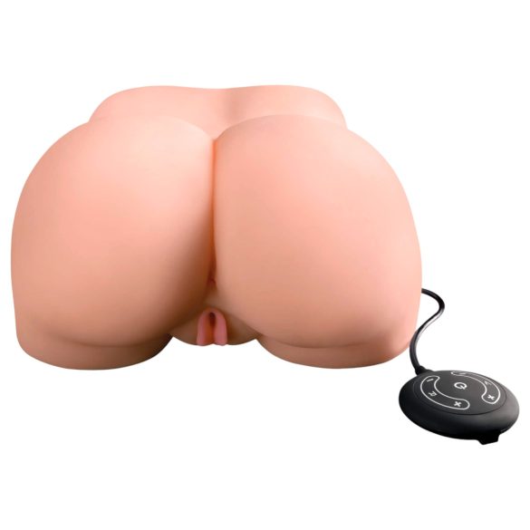 PDX Elite Milk Me Silly - masturbateur torse vibrant (naturel)