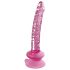 Icicles No. 86 - Dildo en verre rose (forme pénis)