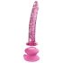 Icicles No. 86 - Dildo en verre rose (forme pénis)