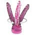Icicles No. 86 - Dildo en verre rose (forme pénis)