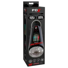   PDX Ultimate Milker 2 - masturbateur rechargeable rotatif-vibrant (noir)