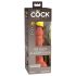 King Cock Elite 6 - godemichet réaliste ventouse (15cm) - foncé