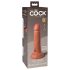 King Cock Elite 6 - godemichet réaliste ventouse (15cm) - foncé