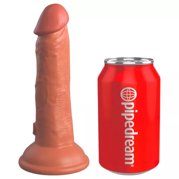 King Cock Elite 6 - gode réaliste ventouse 15cm - foncé