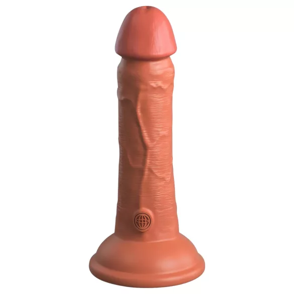 King Cock Elite 6 - gode réaliste ventouse 15cm - foncé
