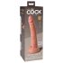 Élite Roi Coq 7" - Dildo Réaliste à Ventouse (18cm) - Naturel