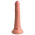 Élite Roi Coq 7" - Dildo Réaliste à Ventouse (18cm) - Naturel