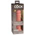 King Cock Elite 8 - gode réaliste à ventouse (20cm) - naturel