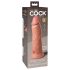 King Cock Elite 8 - gode réaliste à ventouse (20cm) - naturel