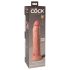 King Cock Elite 9 - ventouse, réaliste godemiché (23cm) - naturel