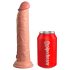King Cock Elite 9 - gode réaliste à ventouse (23 cm) - naturel