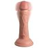 Vibromasseur ventouse naturel 15cm
