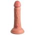 King Cock Elite 6 - vibromasseur réaliste 15cm (naturel foncé)