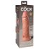 King Cock Elite 8 - vibromasseur ventouse (20cm) - naturel