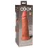 King Cock Elite 8 - Vibrateur réaliste 20cm (naturel foncé)
