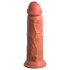 King Cock Elite 8 - Vibrateur réaliste 20cm (naturel foncé)