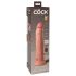 King Cock Elite 9 - vibrateur ventouse 23cm - naturel
