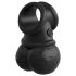 Bague Vibrante King Cock Crown Jewels (noir)