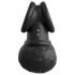 Bague Vibrante King Cock Crown Jewels (noir)