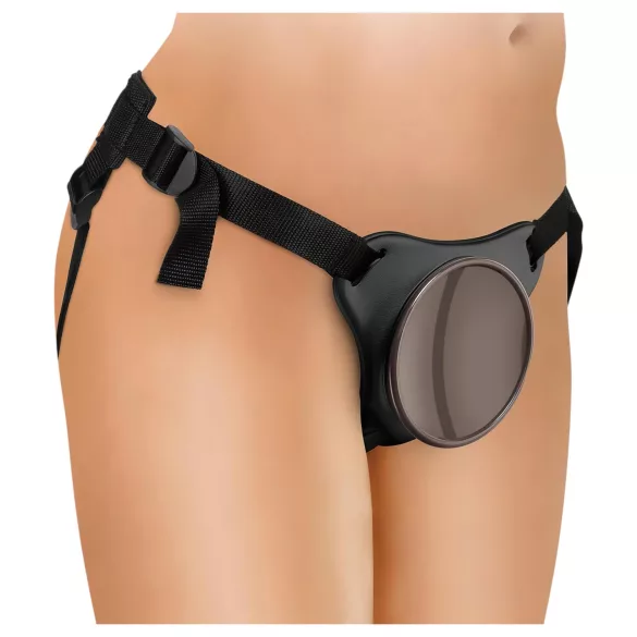 King Cock Elite - harnais avec gode réaliste - silicone marron