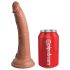 King Cock Elite Comfy - Harnais avec godemichet amovible (teint naturel foncé)