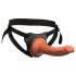 King Cock Elite Comfy - Harnais avec godemichet amovible (teint naturel foncé)