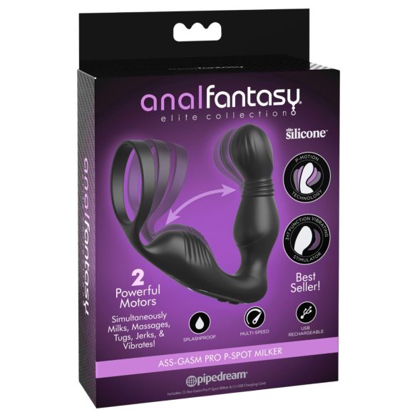 Anal Fantasy Elite - stimulateur prostate avec anneau pénis vibrant