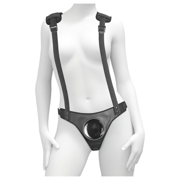 Body Dock - Bas Culotte à Bretelles Amovibles (Noir)