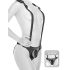 Body Dock - Bas Culotte à Bretelles Amovibles (Noir)