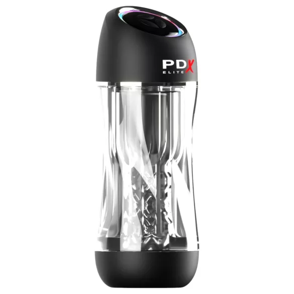 PDX ViewTube Pro - masturbateur aspirant et vibrant (noir)