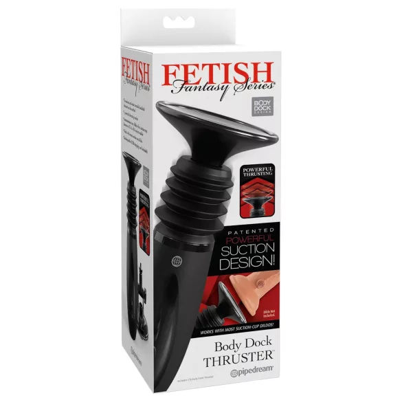 Fetish Fantasy - gode avec adaptateur thrusting - noir