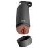 Flasque Plaisir Interdit - vagin discret (noir-brun)