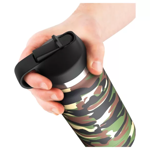 PDX - Fap Flask Happy Camper - masturbateur en gourde (vert-noir)