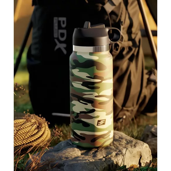 PDX - Fap Flask Happy Camper - masturbateur en gourde (vert-noir)