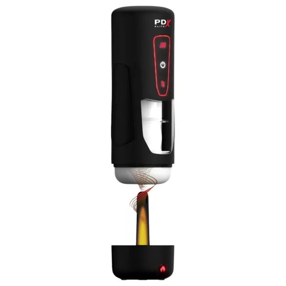 PDX Elite - masturbateur chauffant homme - noir