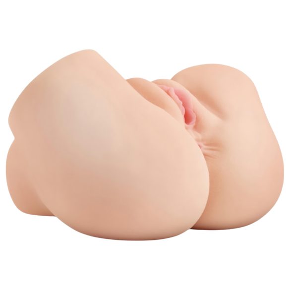 PDX Elite - Masturbateur 2en1 vibrant et suçant (naturel)