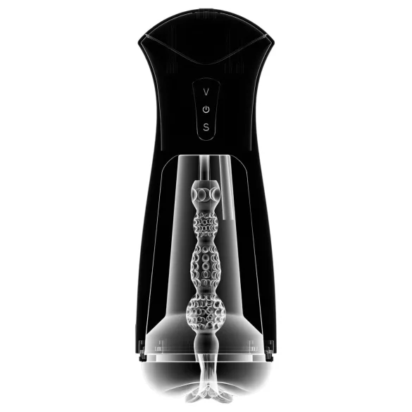 PDX Elite - masturbateur homme succion et vibration - noir