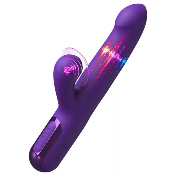 Fantasy For Her - Vibromasseur pousseur 2 en 1 et stimulateur clitoridien